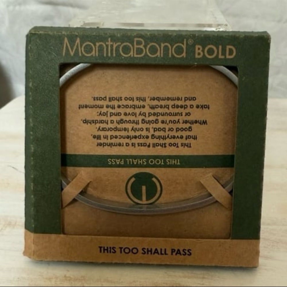 ⚡️Mantraband "This Too Shall Pass" Bracelet